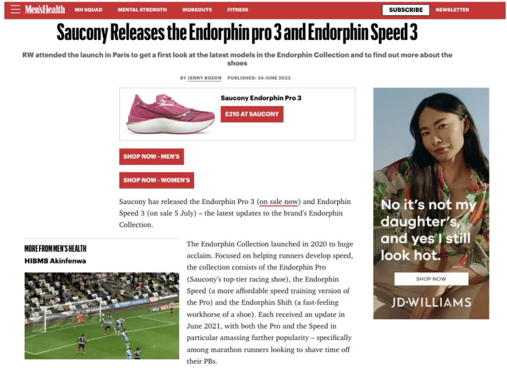 mens health magazine