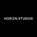 horizn-studios-white-logo-black-background