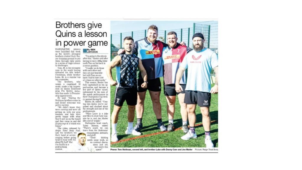 reign body fuel campaign featured in magazine