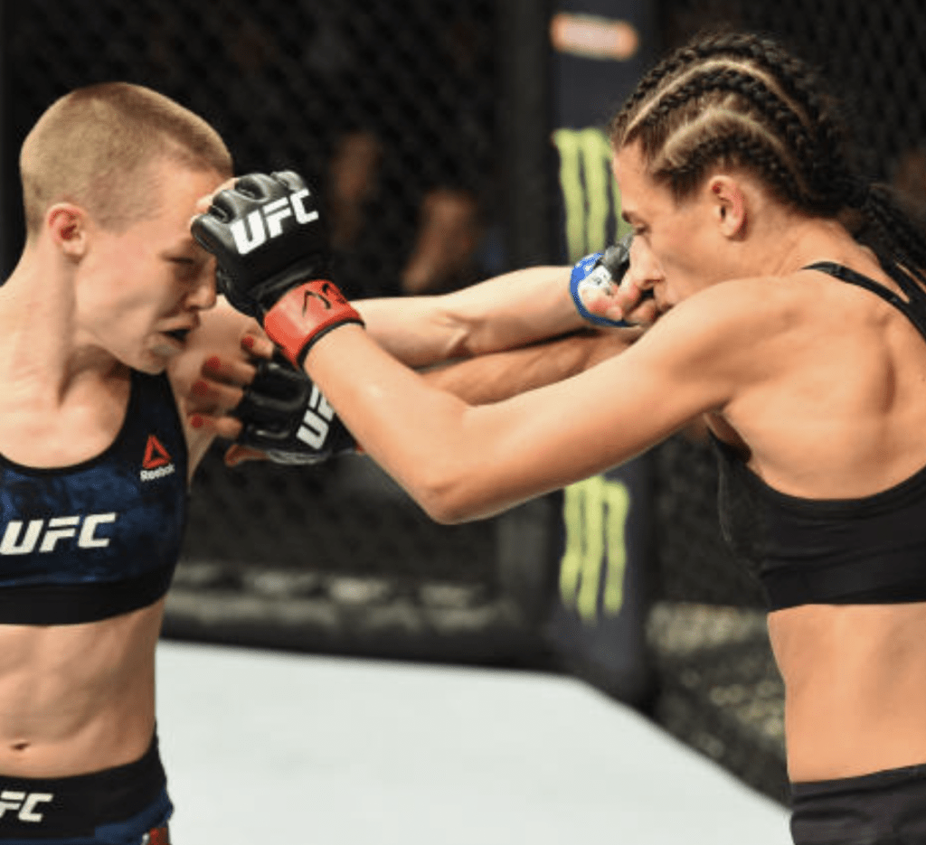 female ufc fighters fighting at london event