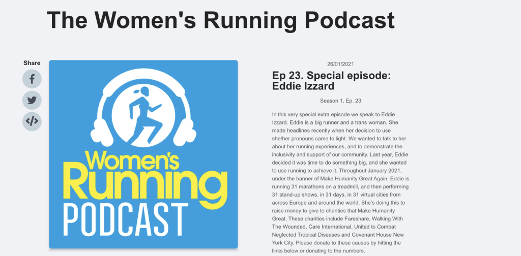 the womens running podcast