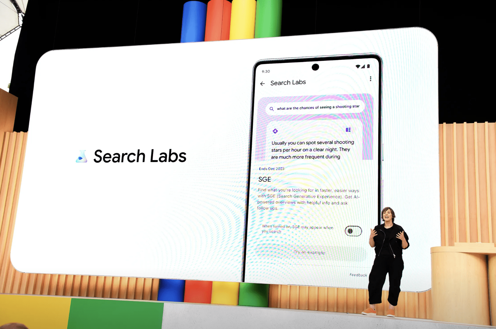 pubic speaker at google search labs webinar