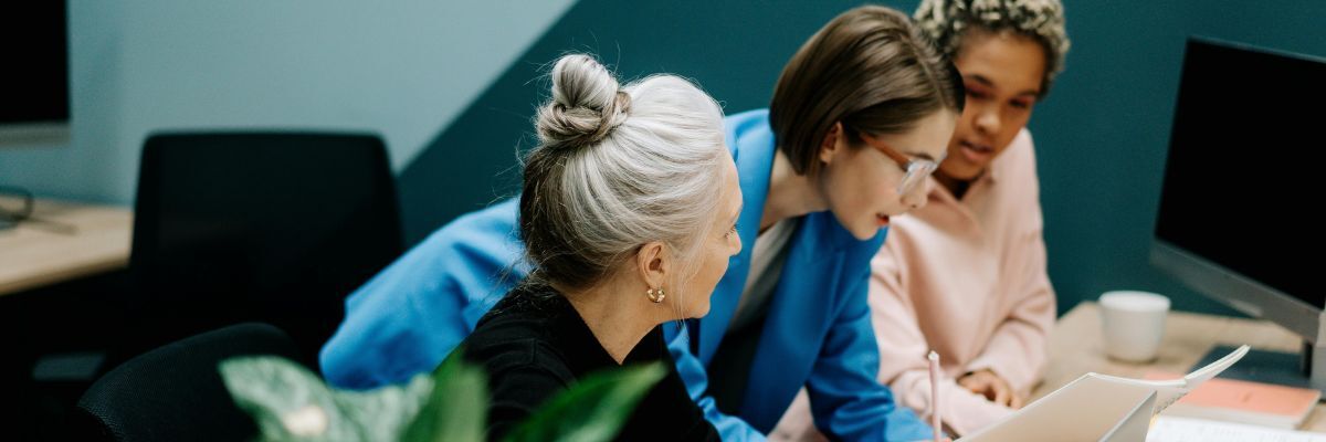 women talking together