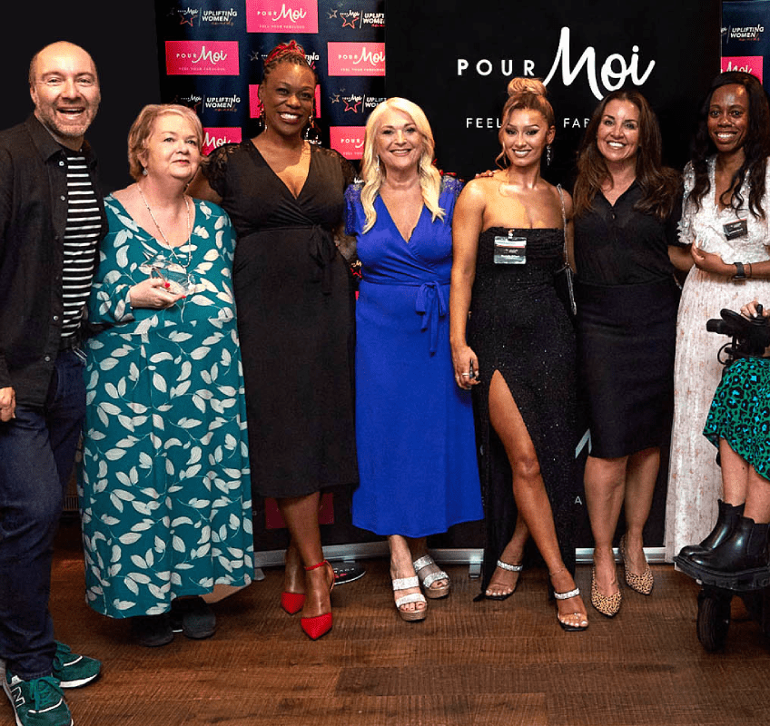 pour moi uplifting women awards winners with michael thomson