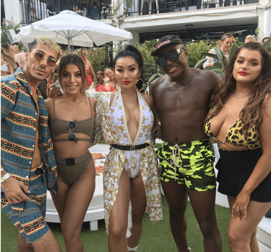 five influencers at sleek makeup event including love islander kaz crossley